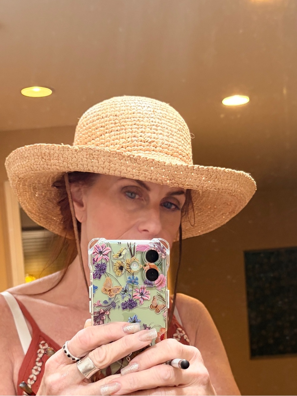 Peter Grimm Straw Sun Hat - Natural Beige - New without Tags
